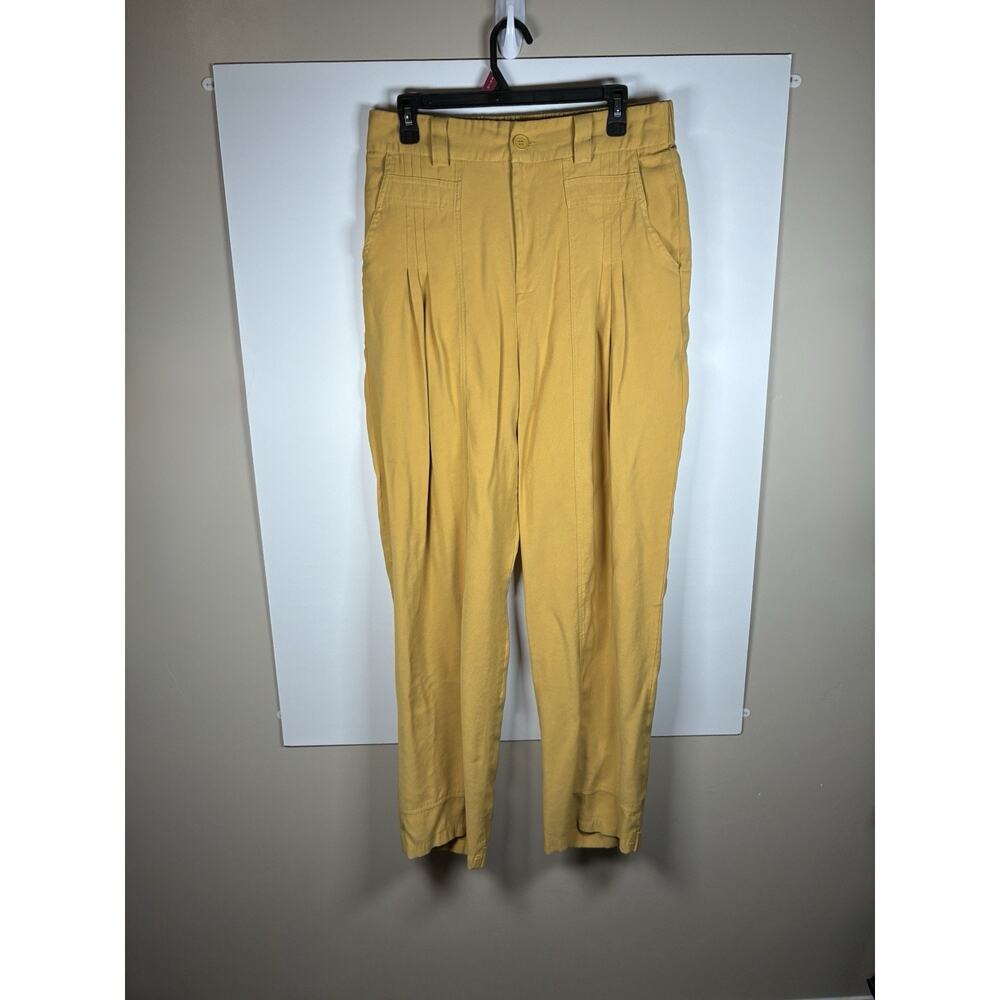 Lili Sidonio Anthropologie Molly Bracken L Pleated Trouser Pants High Rise Work